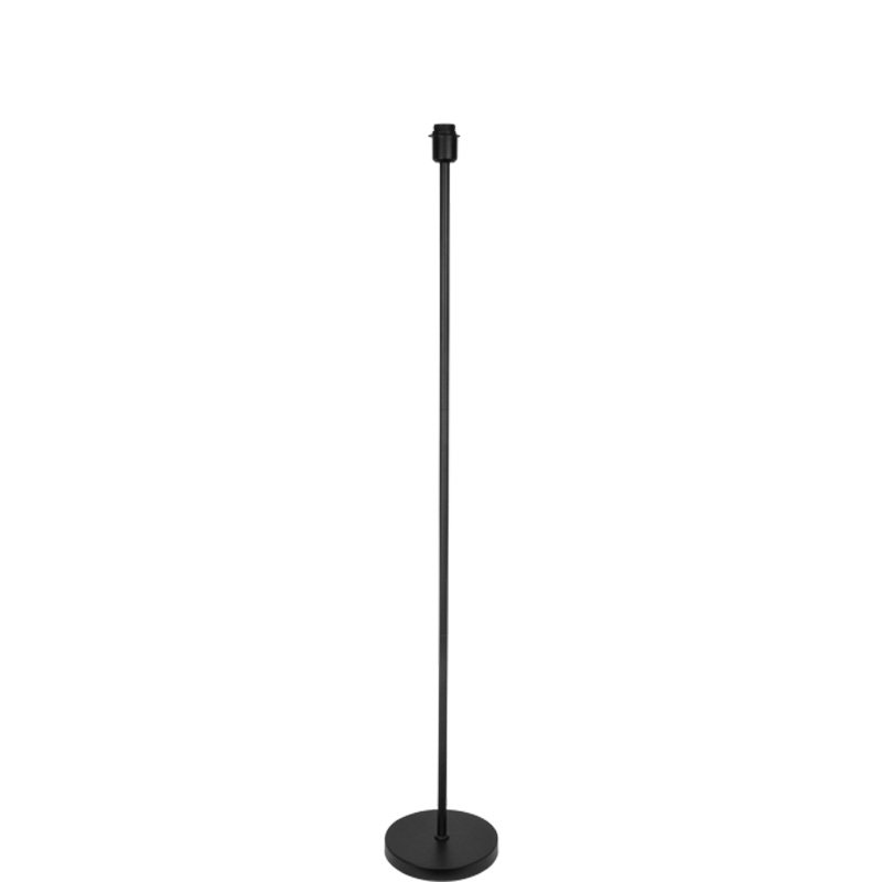 SPOKE MATT BLACK FLOOR LAMP BASE ONLY Lightingplus