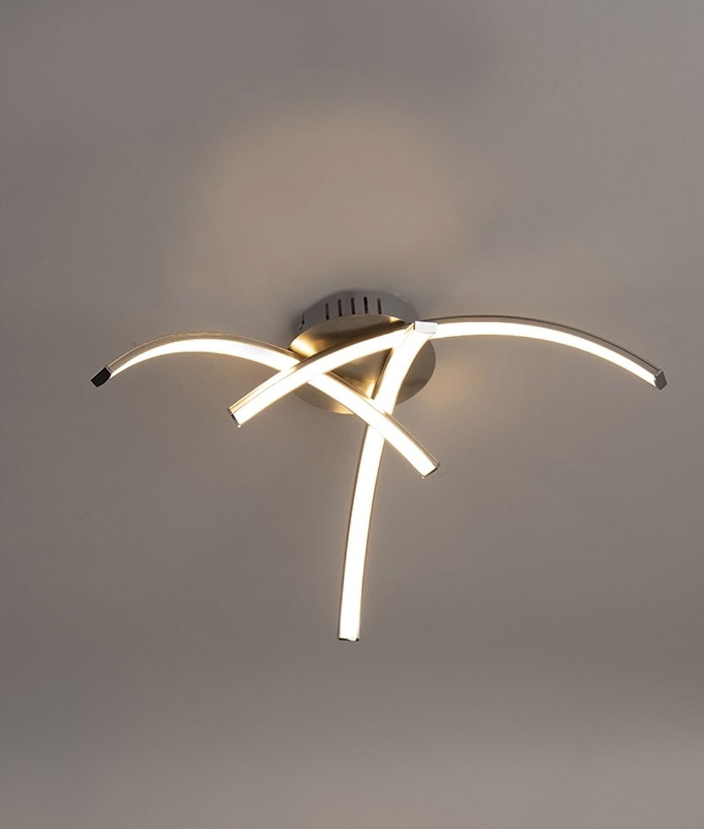 LED Flush Mounted CrissCross Light