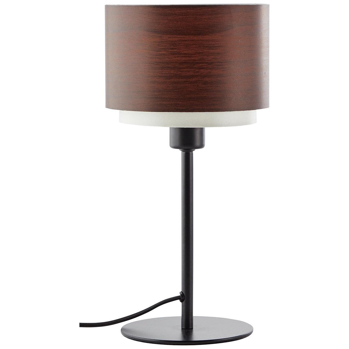 Brilliant Leuchten No. 9305375 Layne Tischleuchte holz dunkel schwarz