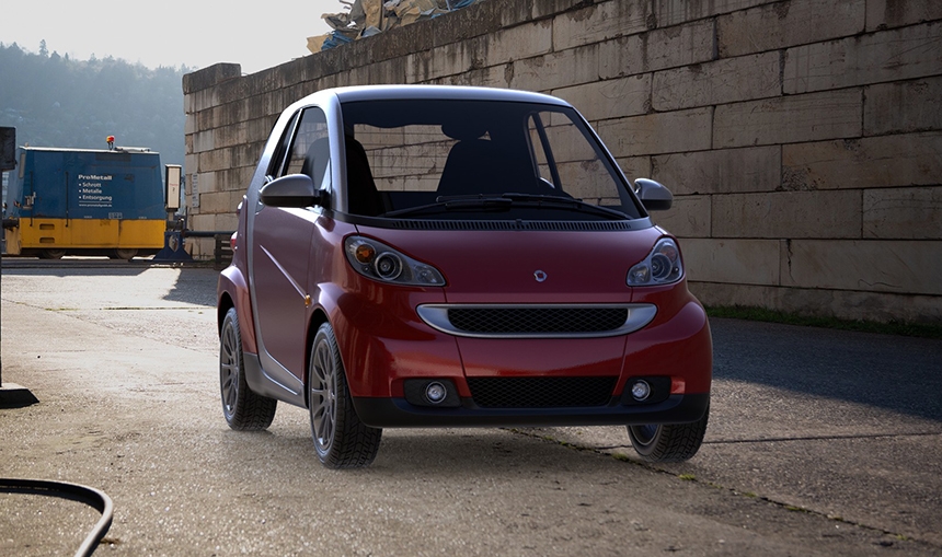 Blender Lighting Tutorial 03 Smart Car Enhancing a HDRI Map