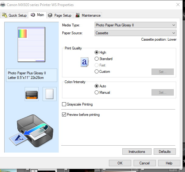 Prints fine on one printer not on the other Lightroom Queen Forums