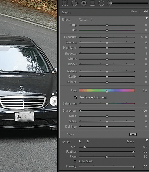What is the best method to make a license plate illegible or make a
