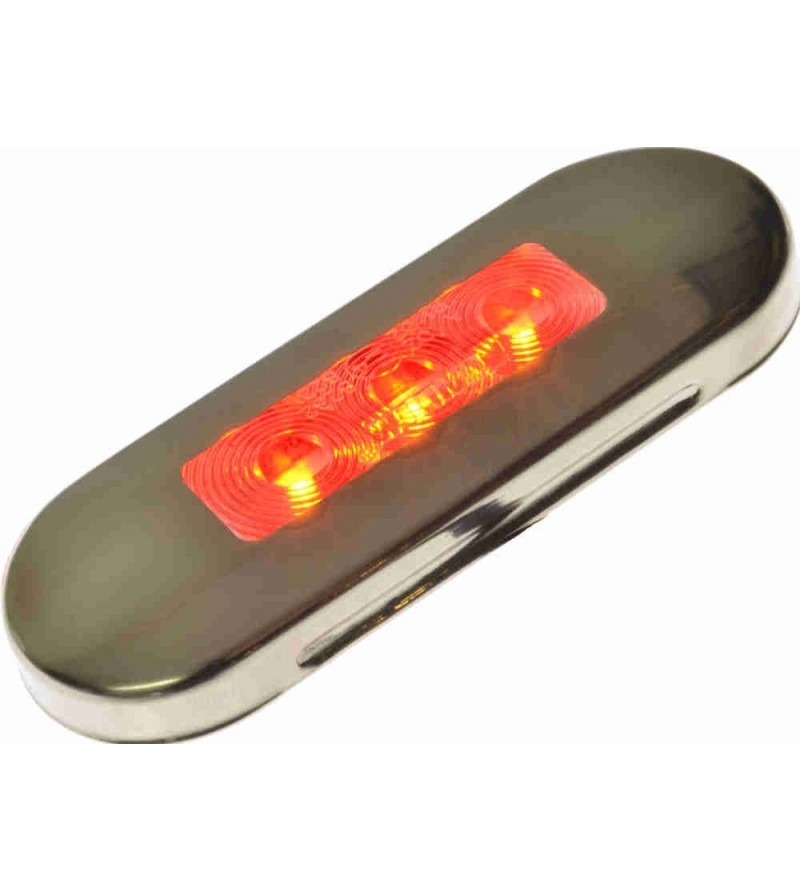 Markerlight LED Red chrome (superthin) 210131c