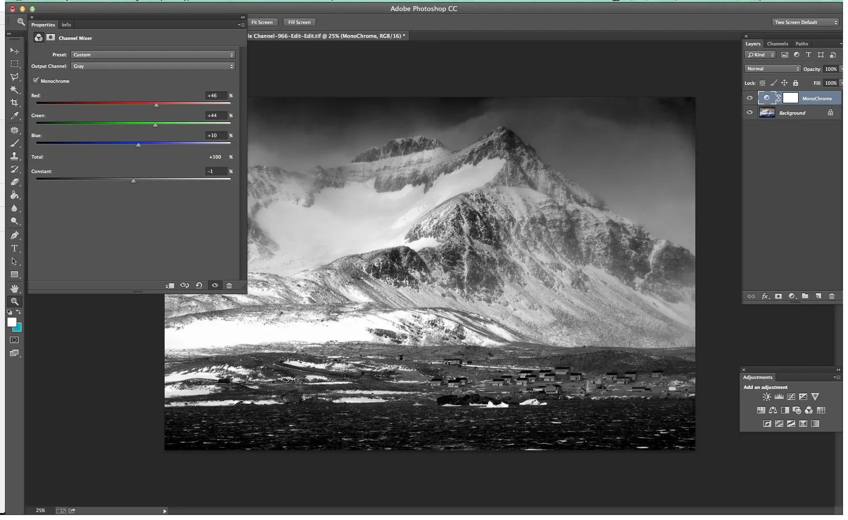 How to Use Channel Mixer in to Create Amazing Black and White