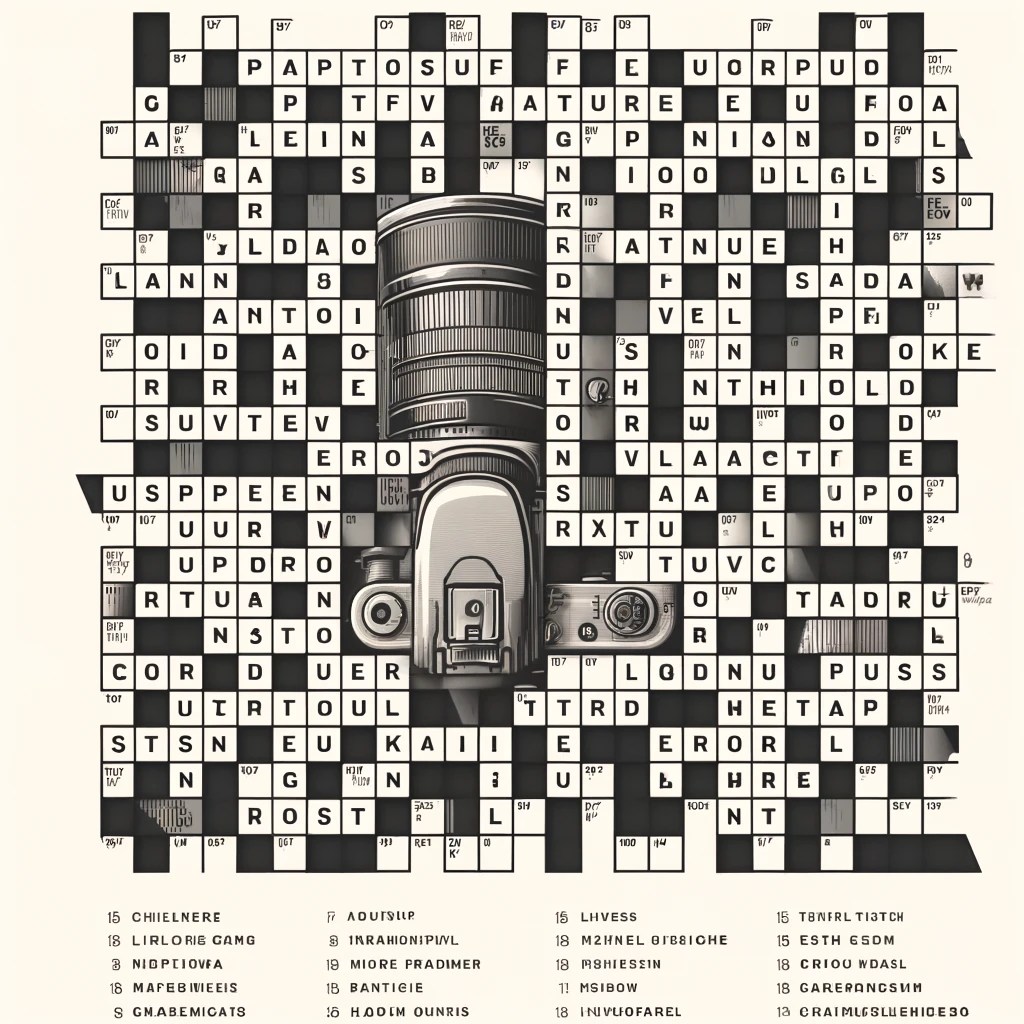 This Photography Crossword Puzzle is a Heap of Fun Light Stalking