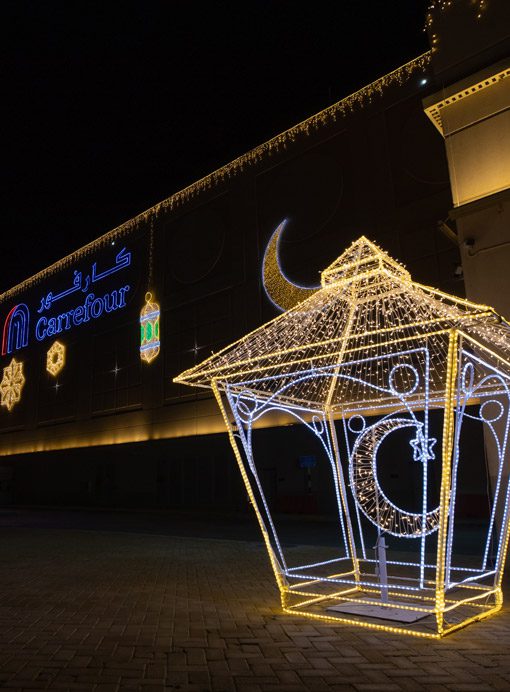 Best Light Decoration Service In Middle East Light Tower Illumination