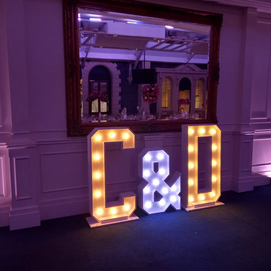 Light Up Letters Grand Station Wolverhampton Light Up Event Hire