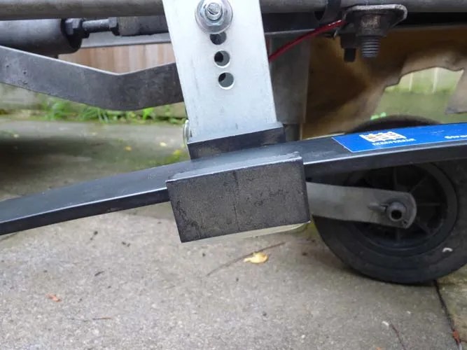 Caravan stabiliser fitting instructions with photos of each step