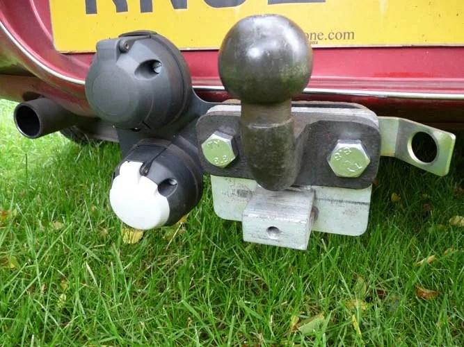 Caravan stabiliser fitting instructions with photos of each step