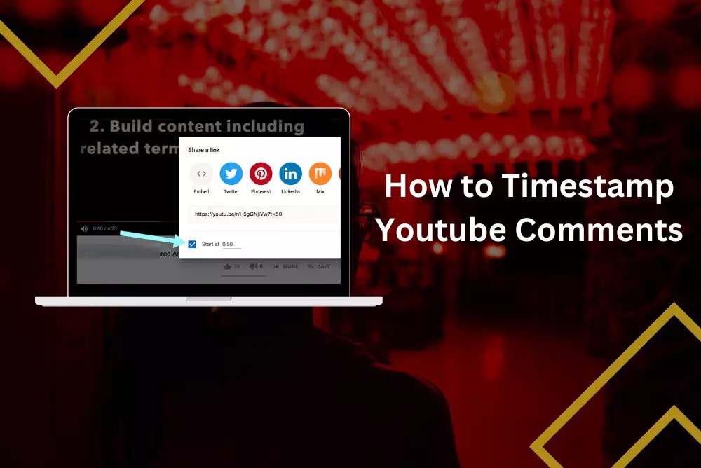 How To Timestamp Youtube Comments?