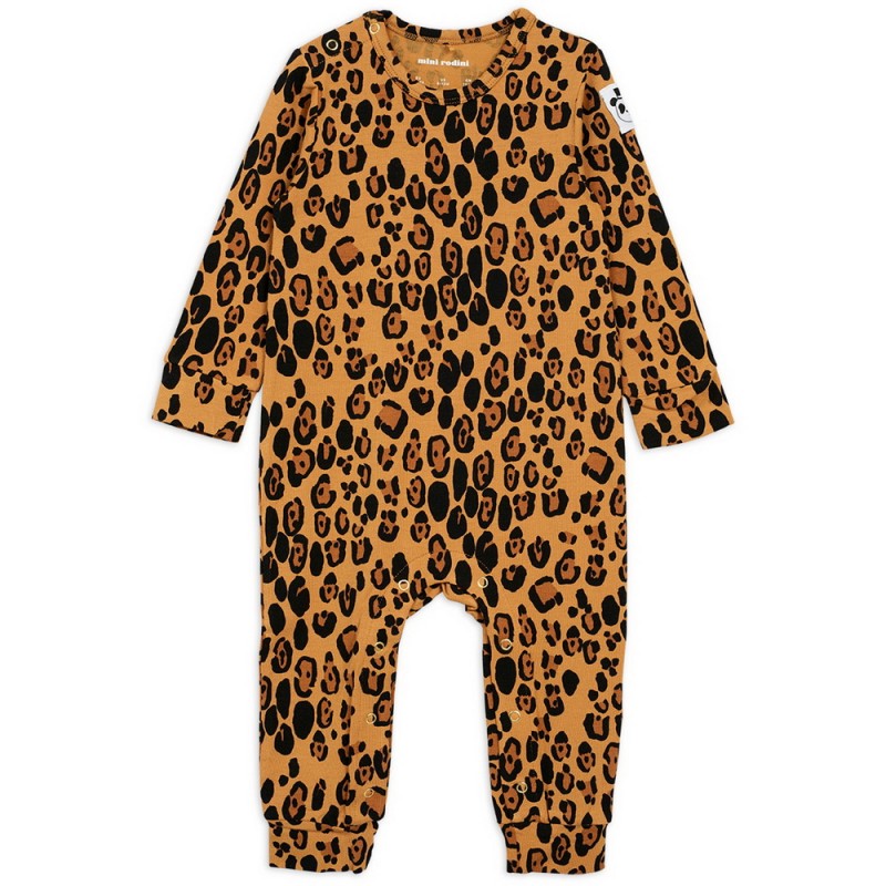 Mini Rodini Basic Leopard Jumpsuit Lyocell
