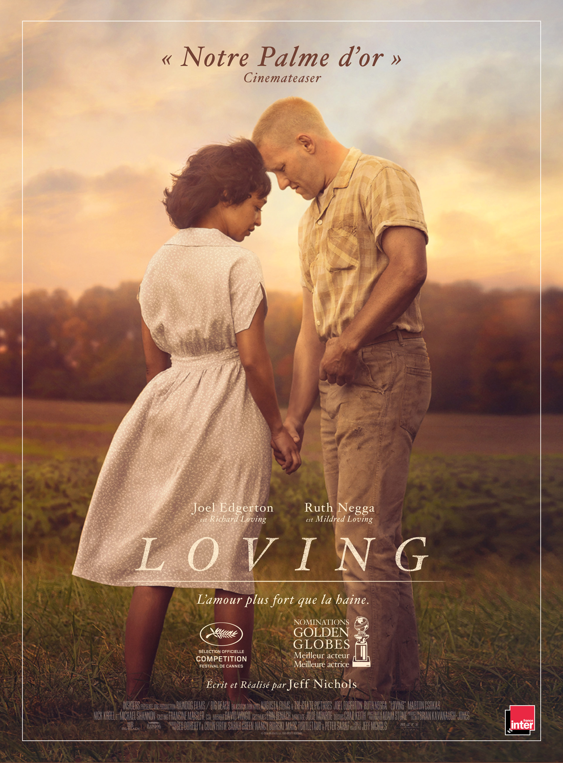 "Loving" Jeff Nichols raconte un amour mixte au temps de la