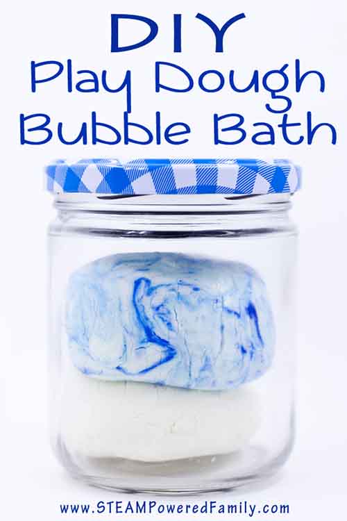 DIY Play Dough Bubble Bath