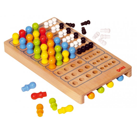 Master logic Jeu type Mastermind en bois