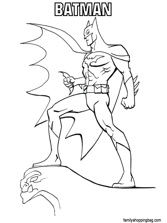 Batman Coloring Page