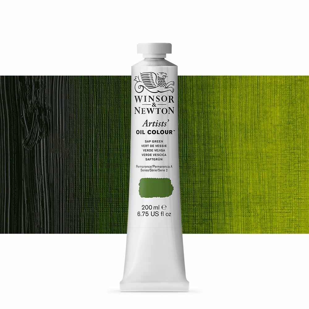 Phthalo green oil paint &M Sap Green Oil paint Lily Gallery Canada