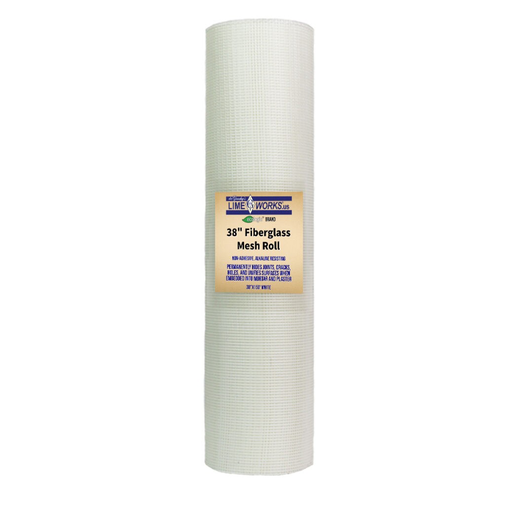 Ecologic™ Brand Fiberglass Mesh Roll 38" x 150' White LimeWorks.us