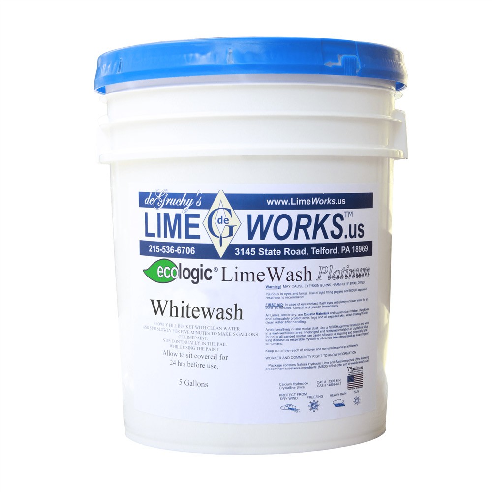 Ecologic™ LimeWash Platinum Whitewash LimeWorks.us