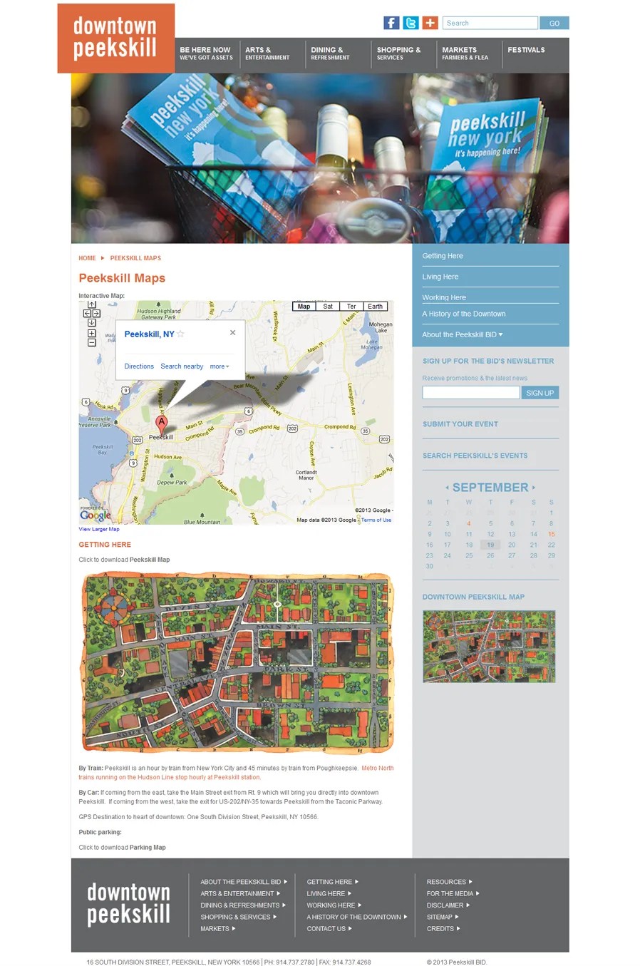 Peekskill Business Improvement District LIMIT8 Design, New York