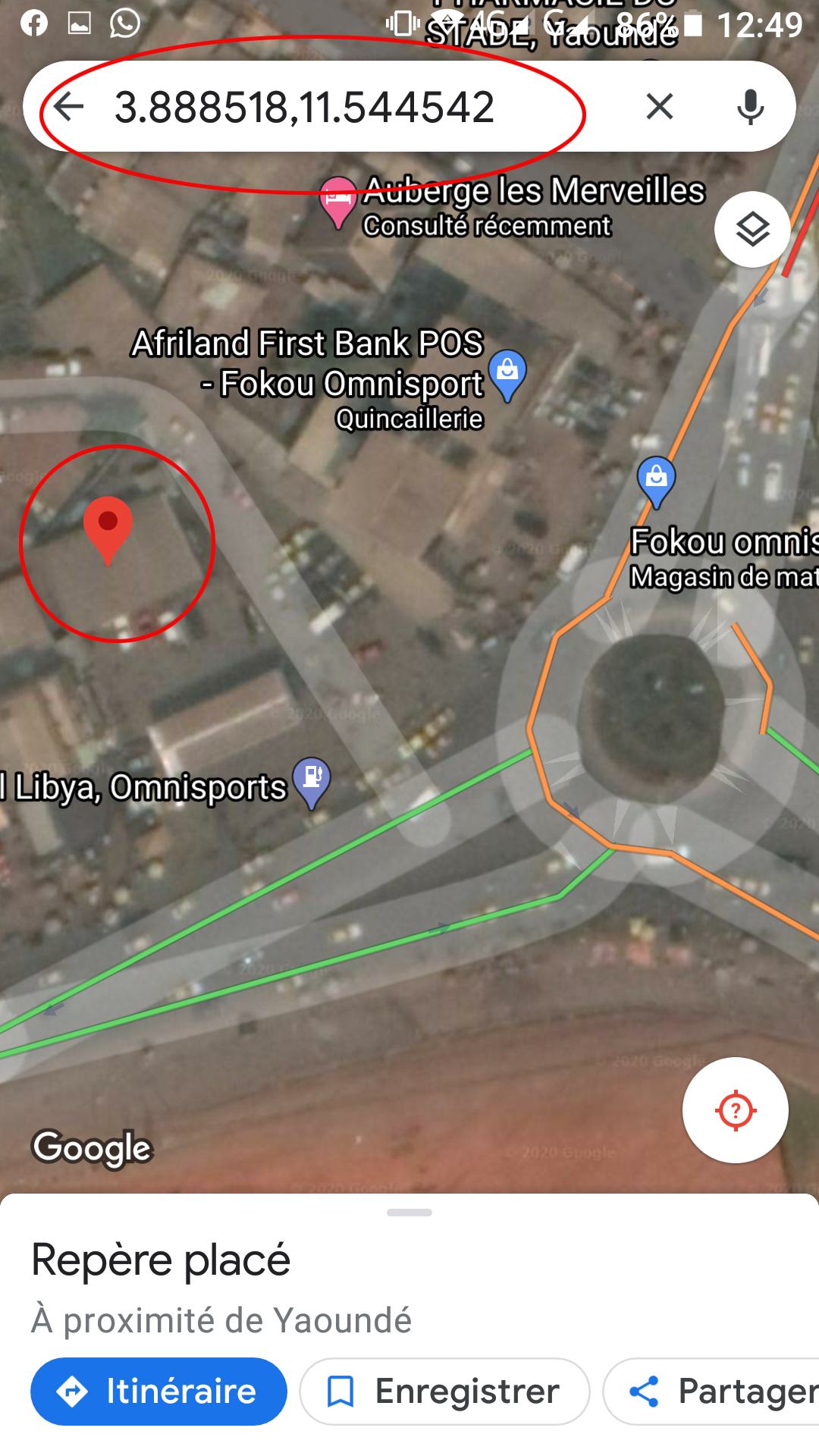 Comment obtenir les coordonnées d'un point ou d'un lieu avec Google Maps?