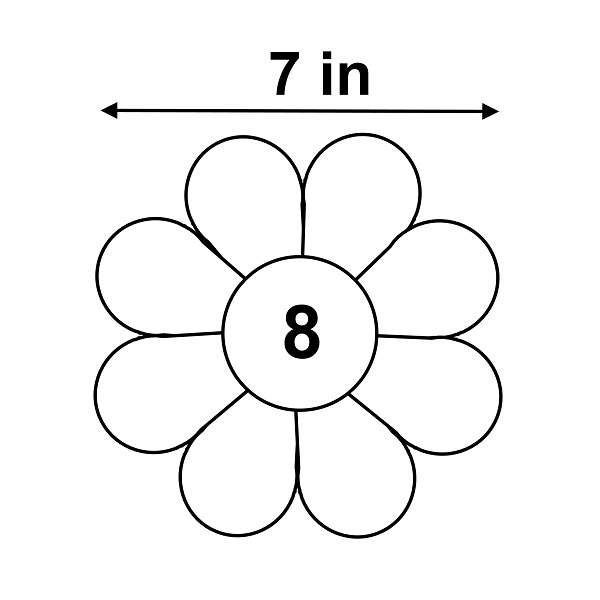 8Petal Dresden Plate (MEDIUM) — Lina Patchwork