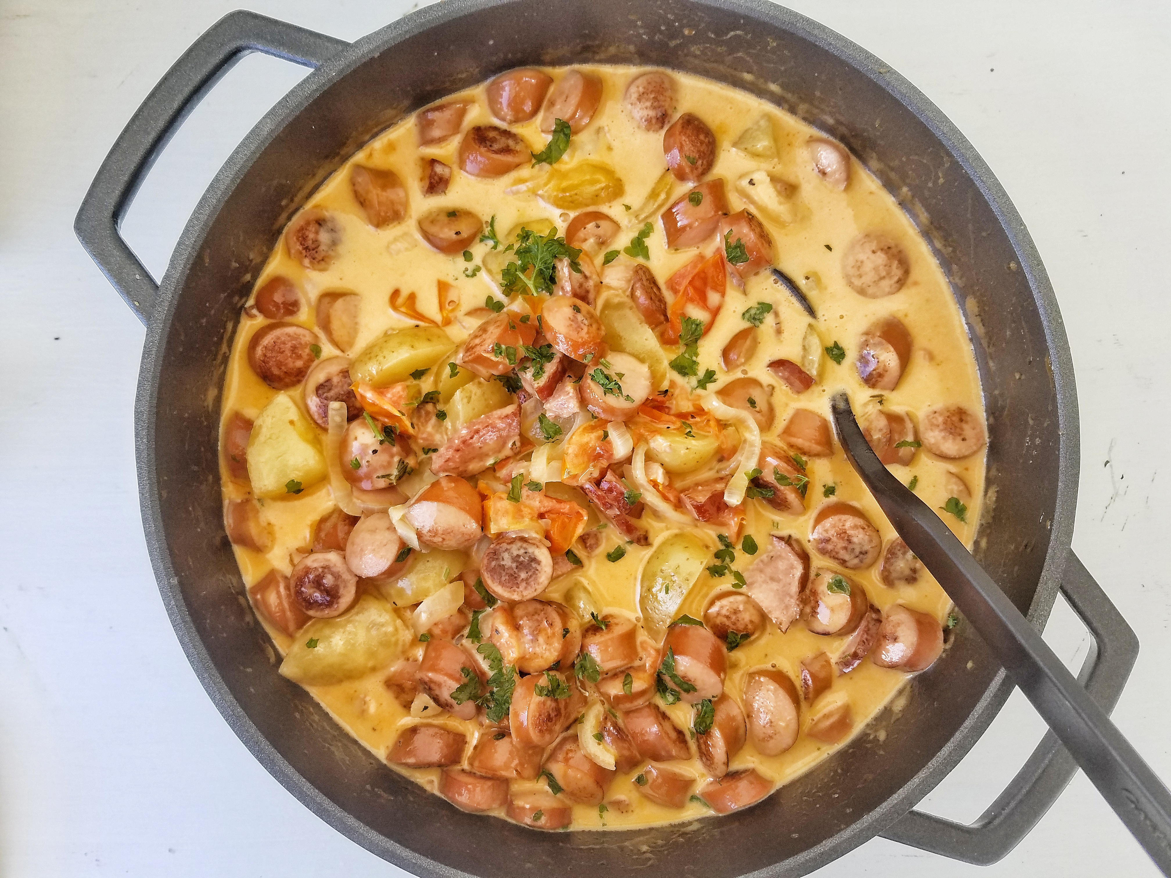 Korv Och Potatisgryta | Linas Kök