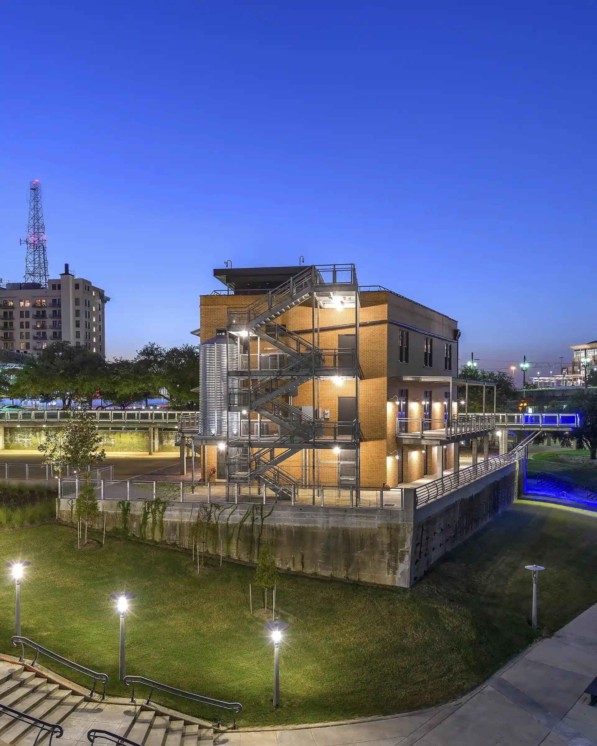 BBP Sunset Coffee Building What We Build Linbeck Group