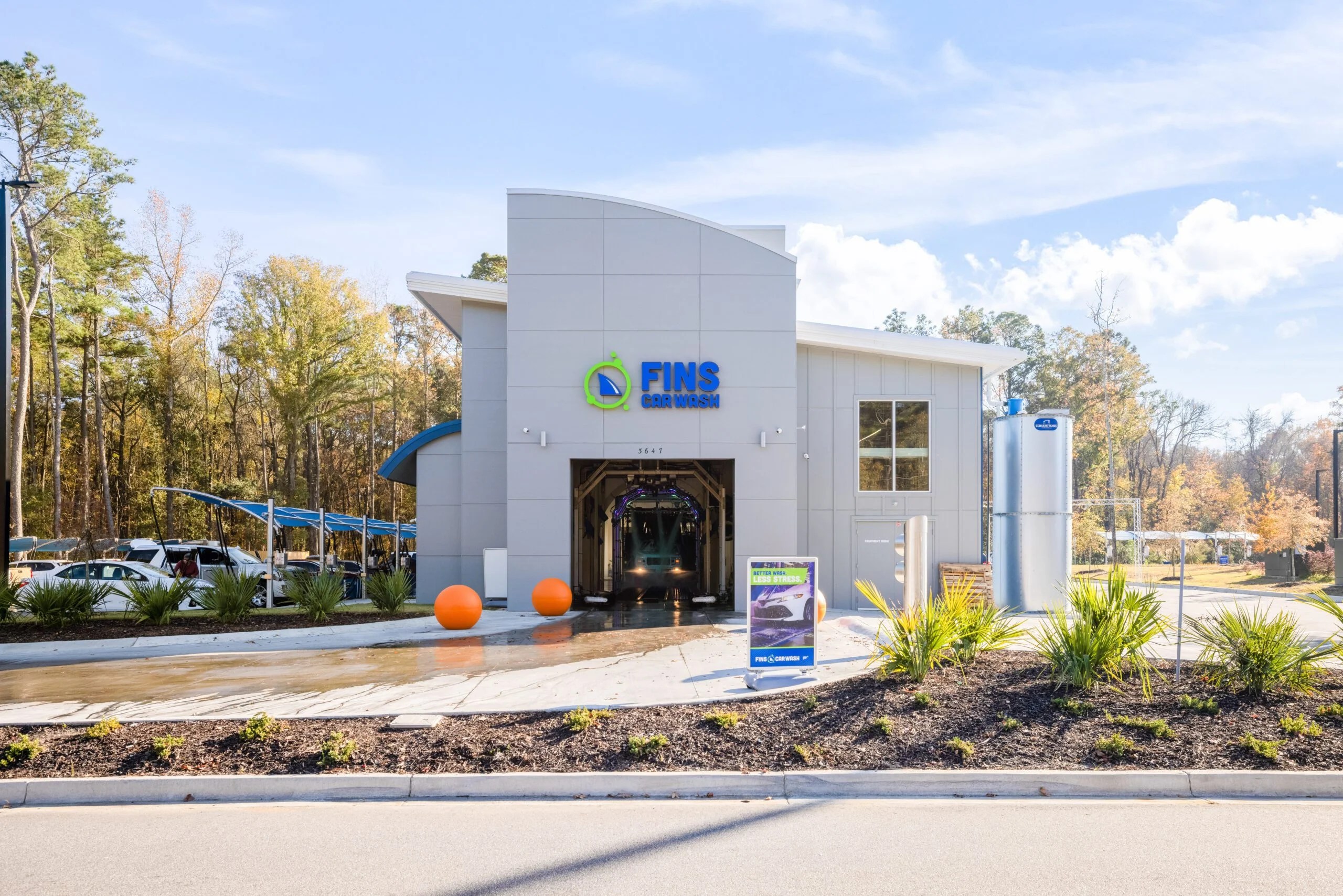 Fins Car Wash Linden Construction Company