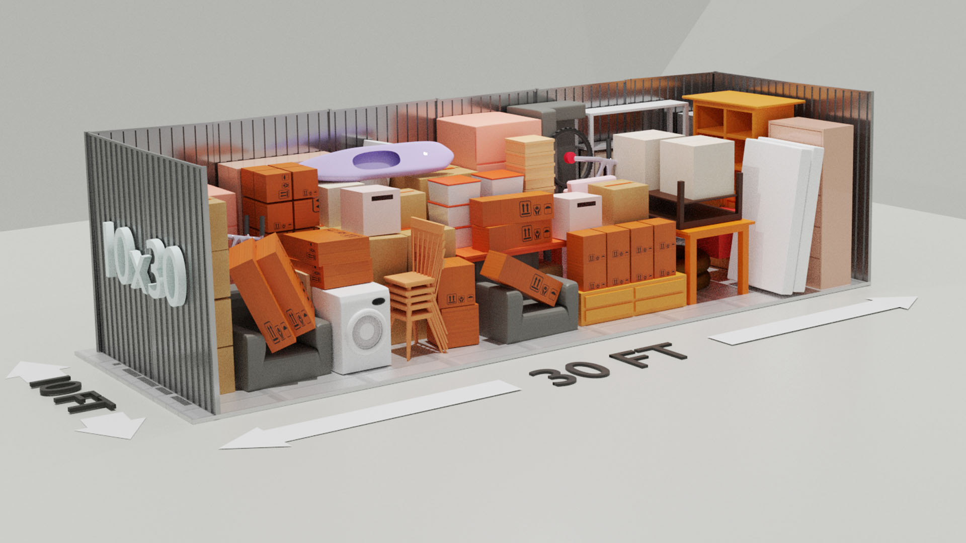 10' x 30' Storage Unit