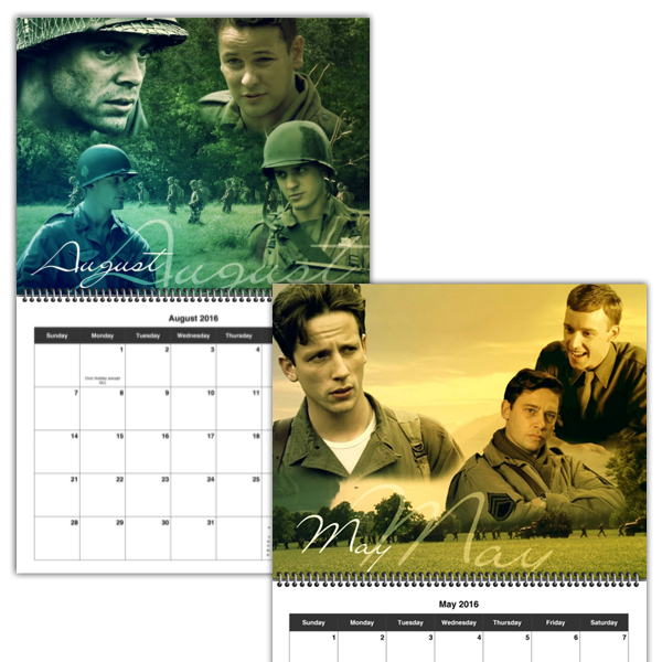 Band of Brothers Calendar Gilove2dance Designs