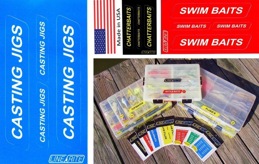 LineRite Rod Tags and Tackle Tags Get Your Tackle Organized Today!