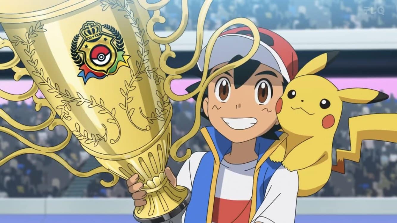 ¡Lo logró! Después de 25 años, Ash Ketchum se convierte en el campeón