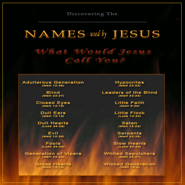 Names Jesus Used » linear concepts