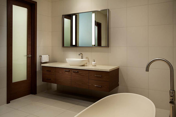 Custom Bathroom Vanities Linear Fine Woodworking Phoenix AZ