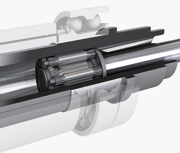 What is an inverted roller screw and how does it work?