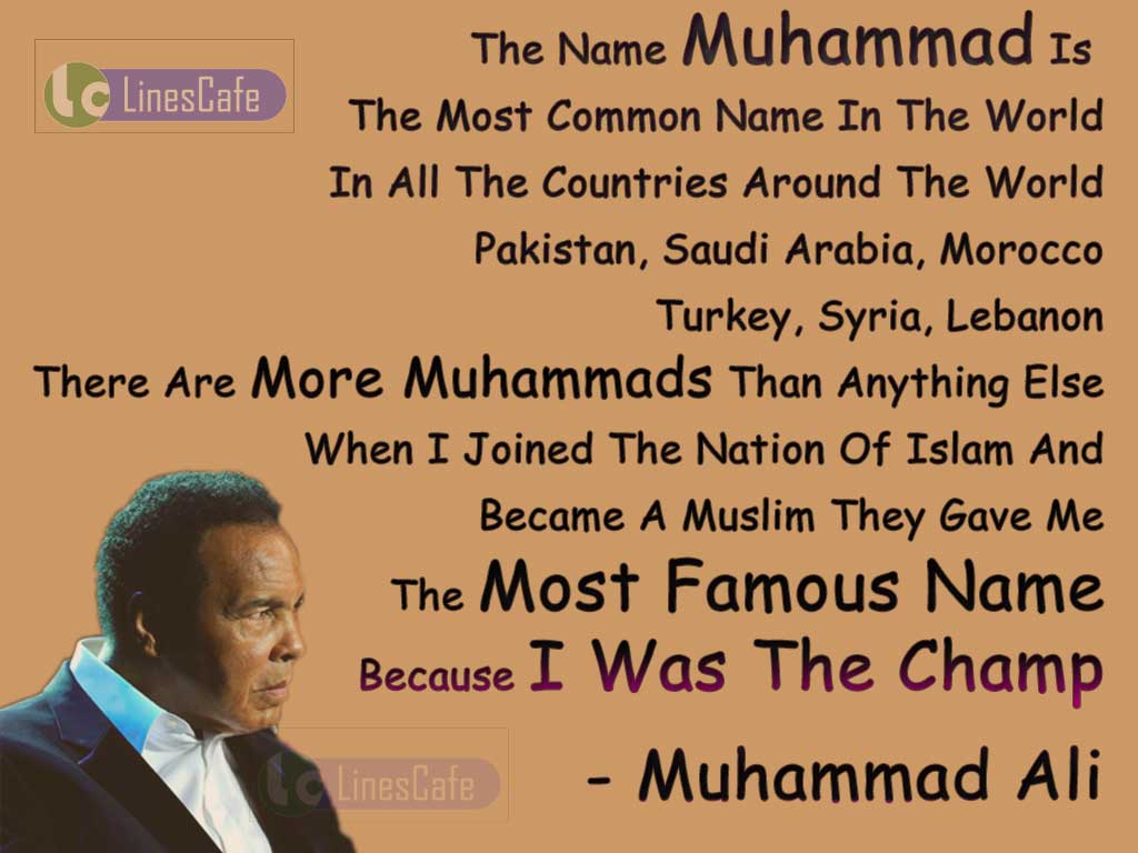 Professional Boxer Muhammad Ali Top Best Quotes (With
