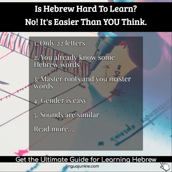 How to Learn Hebrew The NICE, Ultimate Guide for Beginners