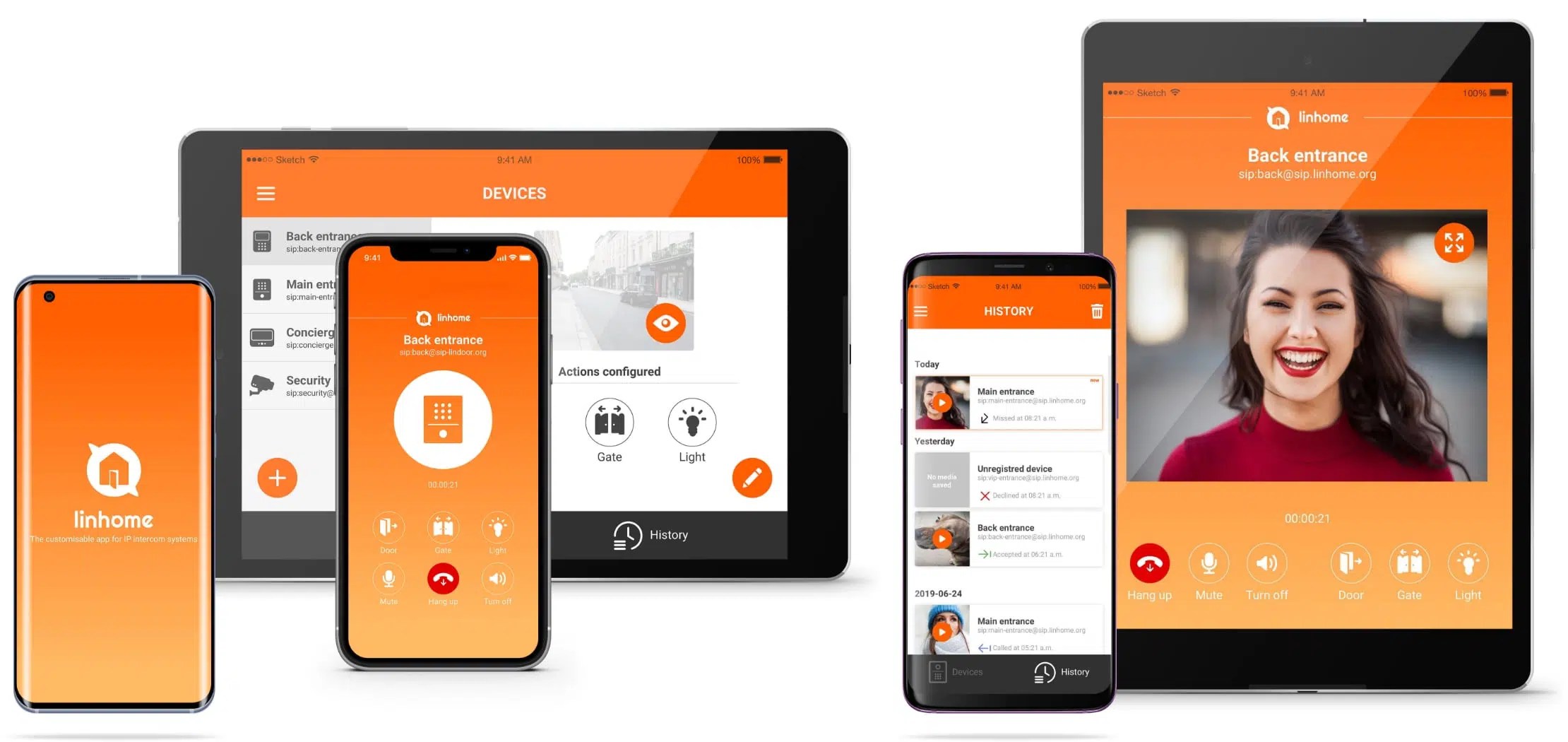 Linhome Whitelabel VoIP app
