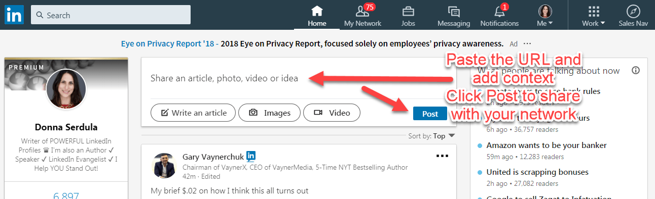 Sharing Events on LinkedIn » LinkedIn Makeover LinkedIn Profile
