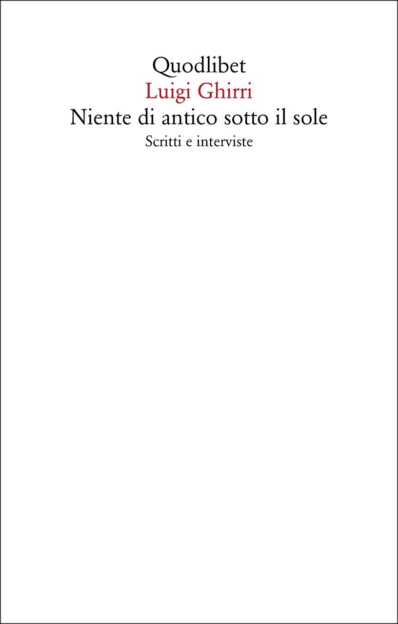 Luigi Ghirri era anche un grande scrittore - Vimarsana News