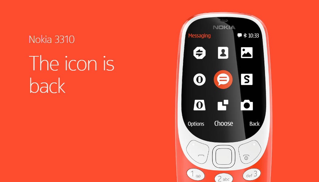Iconic Nokia 3310 is Back
