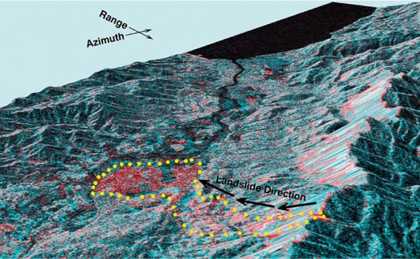 Can Satellites be Used as an Early Warning System for a Landslide?