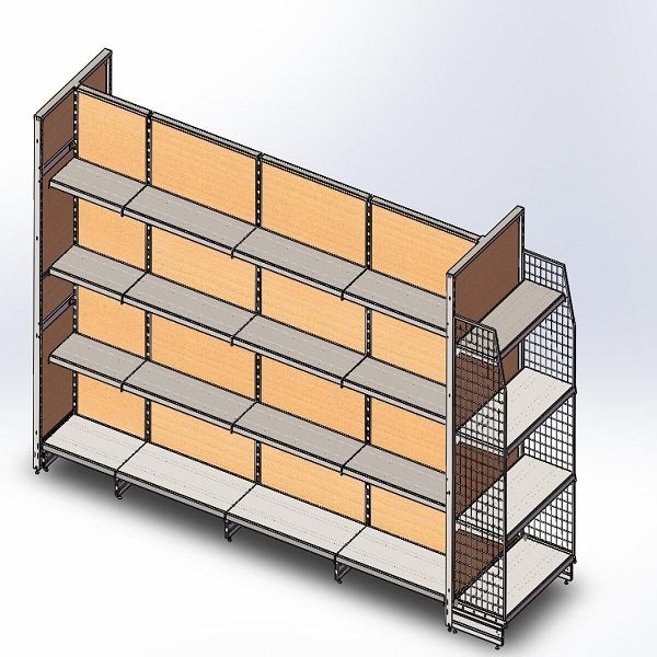 Professional China Timber shelving PPH3518W Wholesale to Malaysia