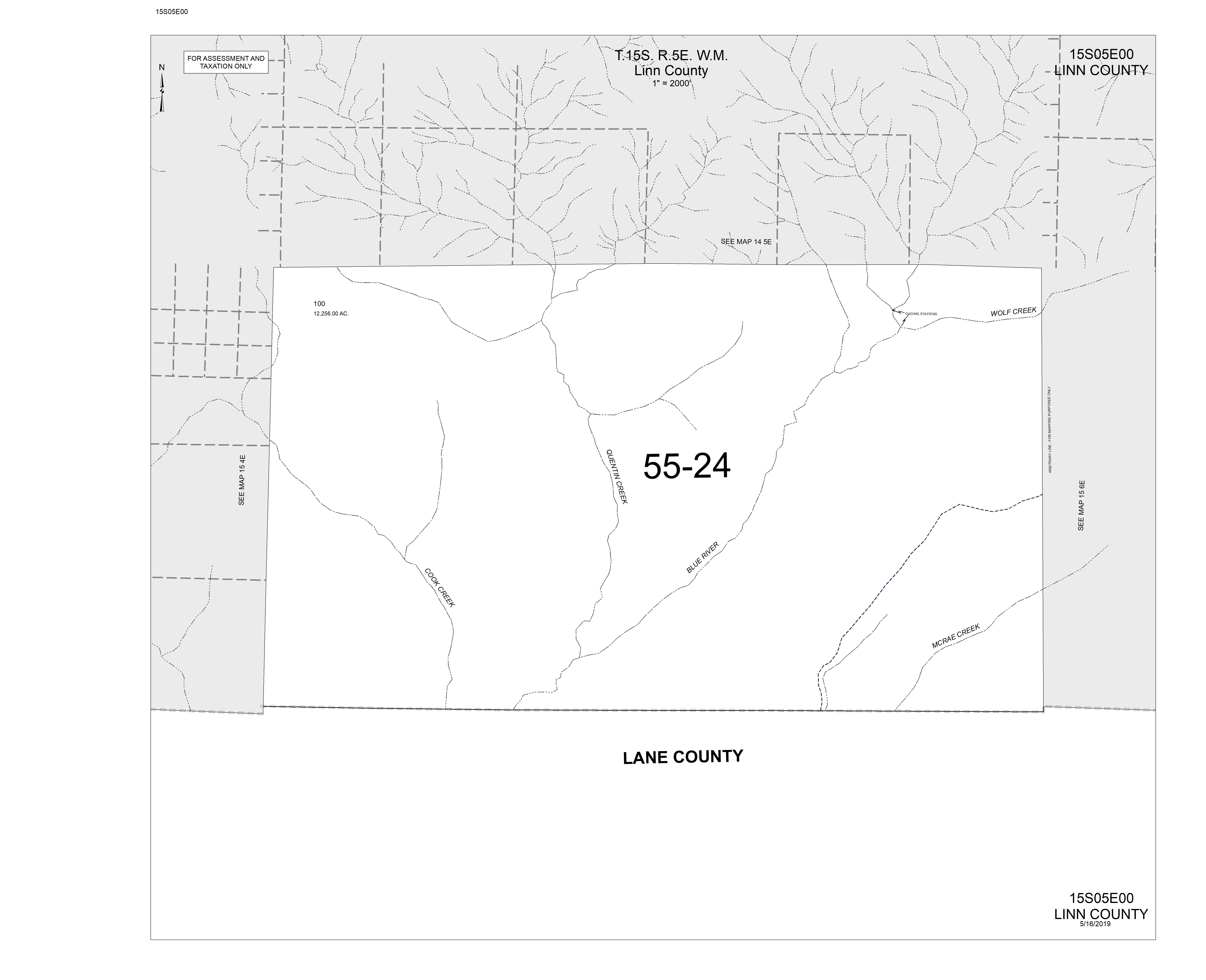 Assessor Maps 15s05e Linn County Oregon