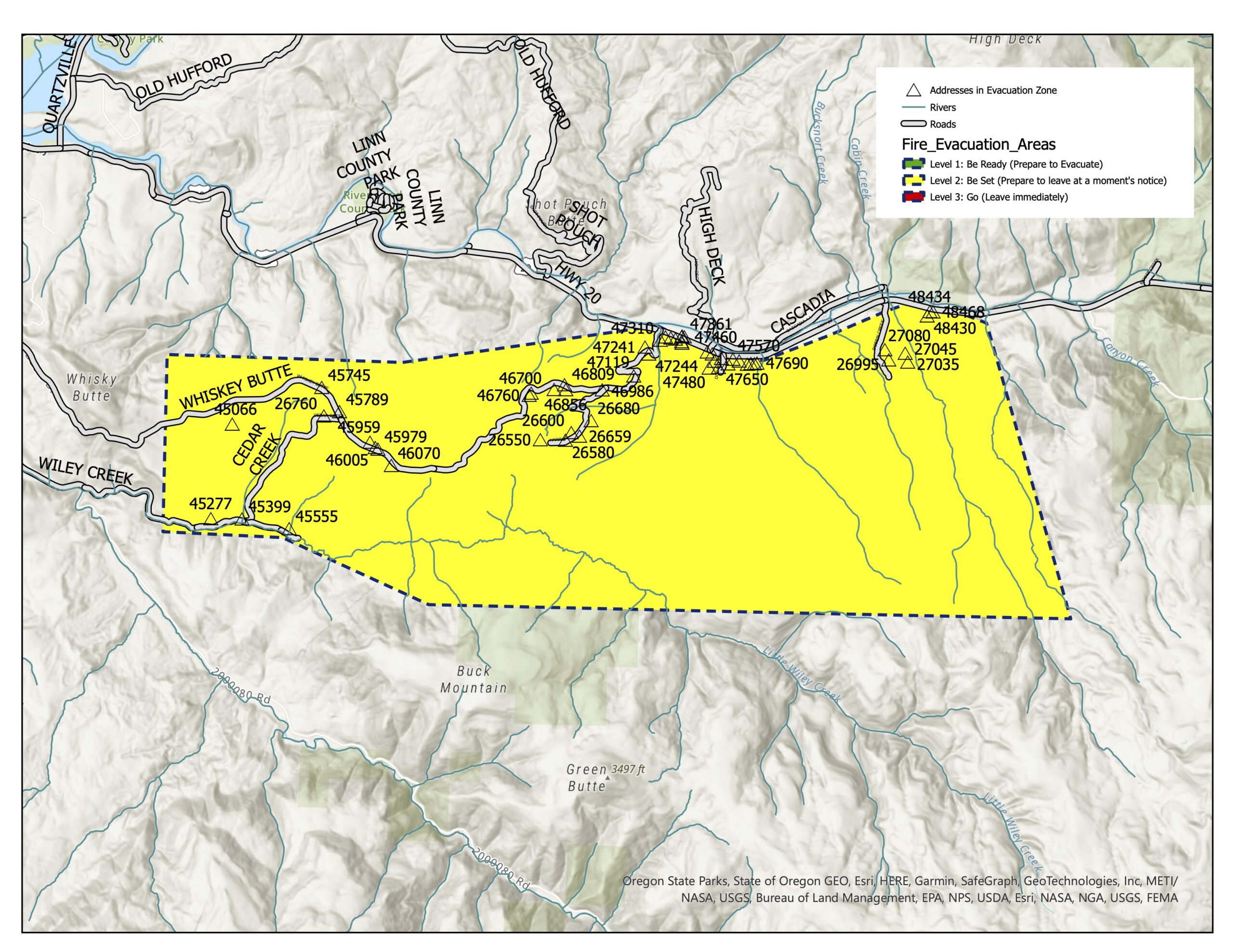 Sweet Home Wiley Fire Update August 9, 2023 at 1130 a.m. Linn