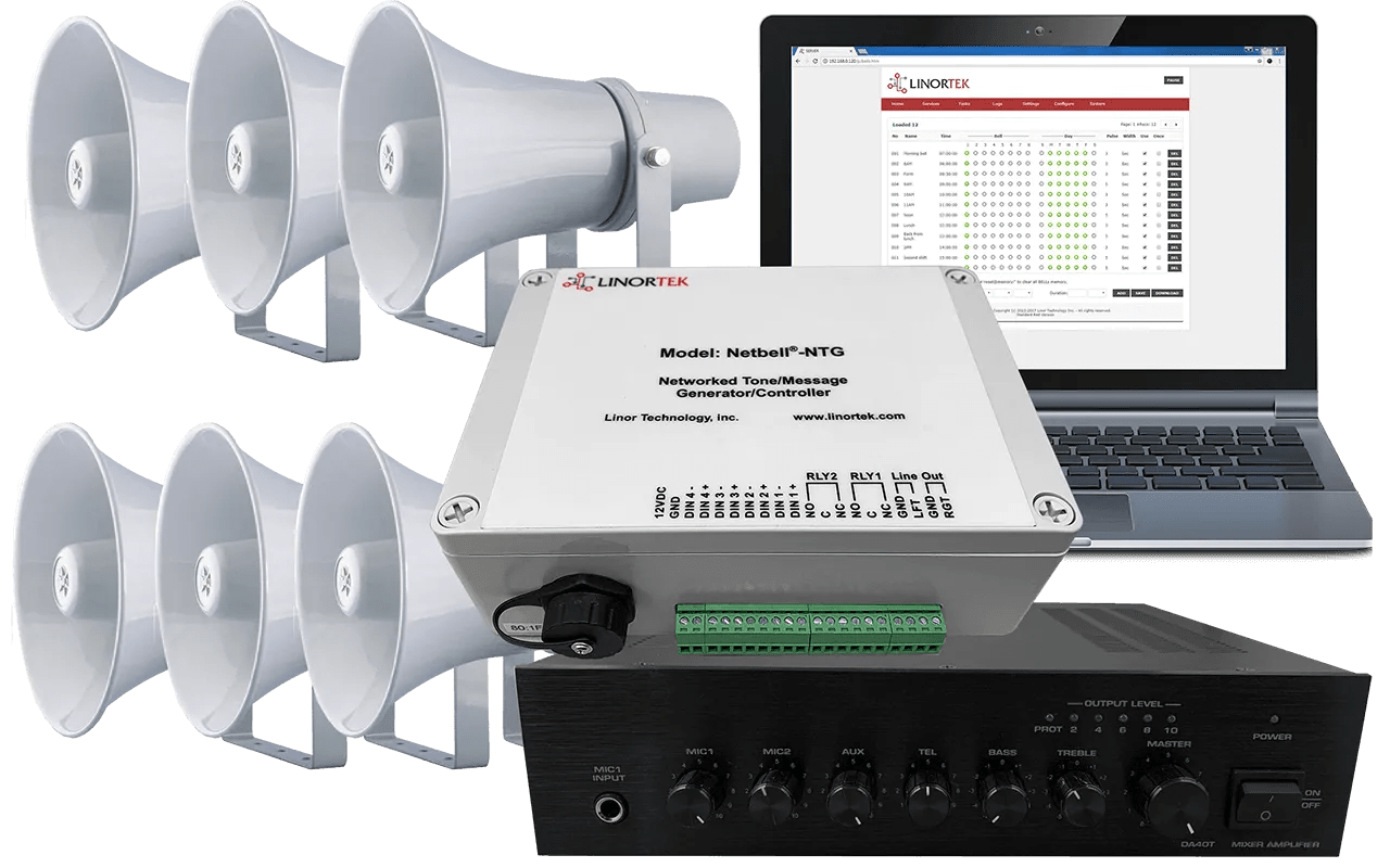 Netbell Industrial PA System Multifunction Network Paging System