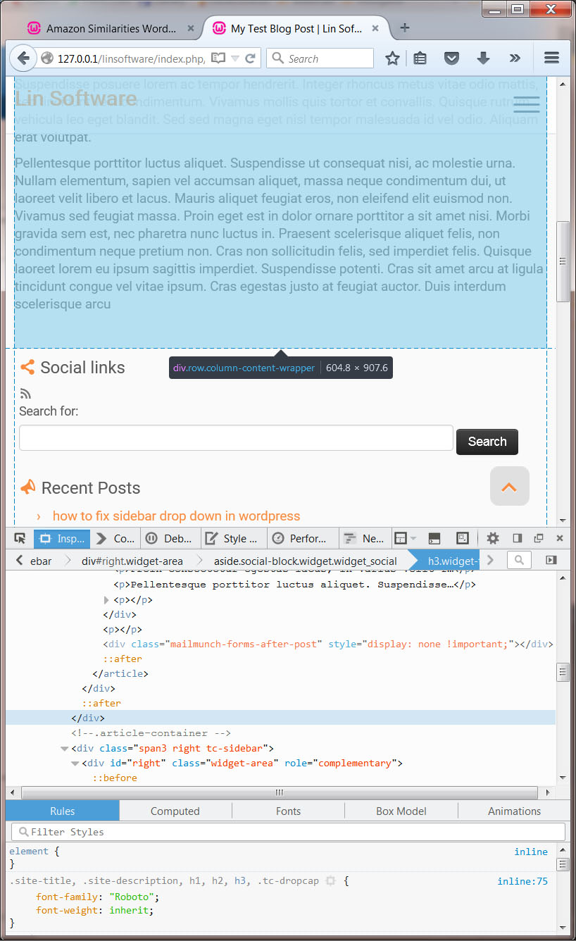 How to Fix Sidebar Drop Down in WordPress [Visual Tutorial] LinSoftware