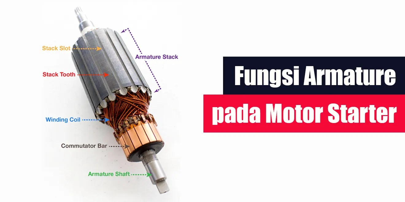 Fungsi Armature pada Motor Starter