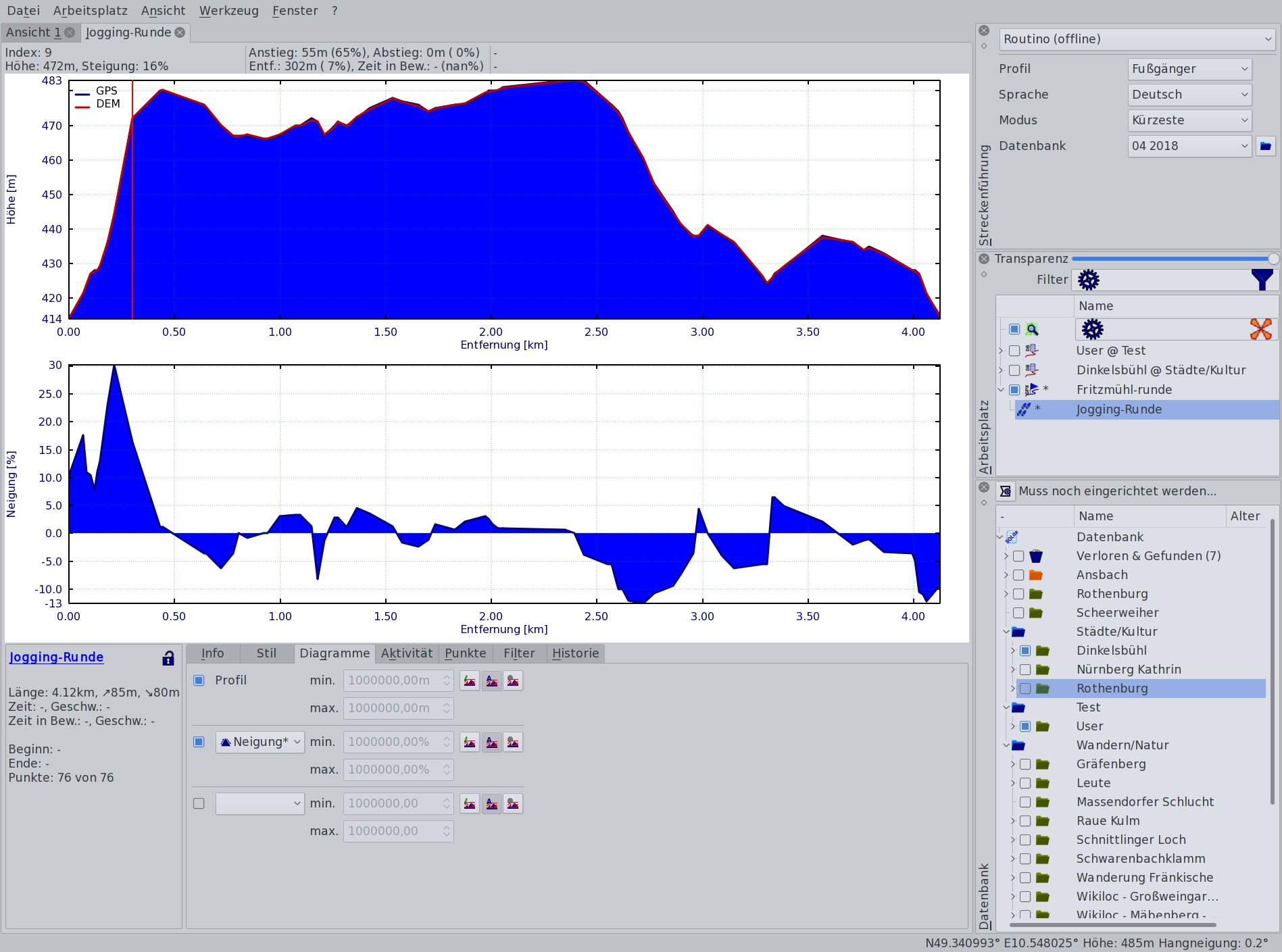 Mit QMapShack Touren planen und Tracks nachbereiten Seite 3 von 4