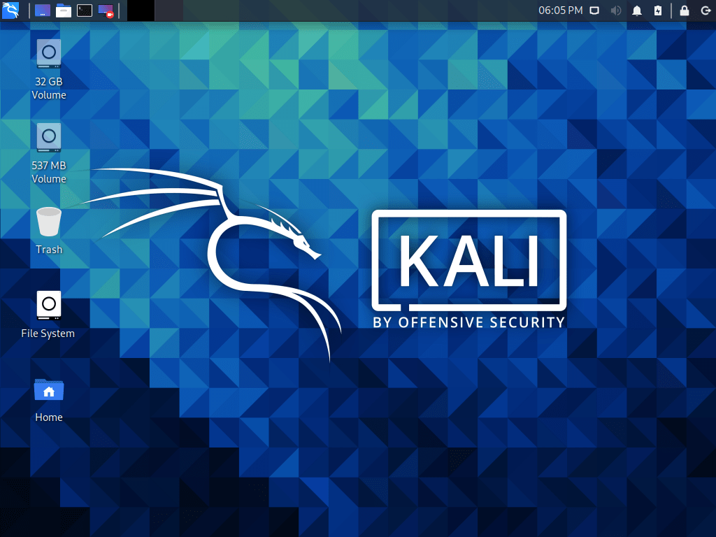 Aktualisiertes Kali Linux wechselt StandardShell